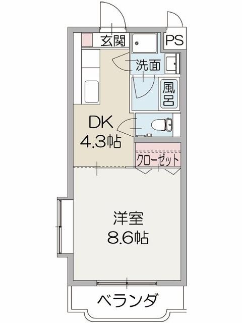 カルサイト（405） 間取り図画像