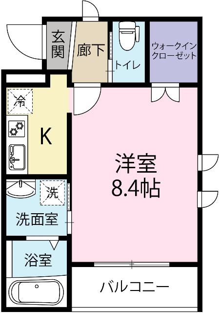 シュタットフルスⅠ（503） 間取り図画像