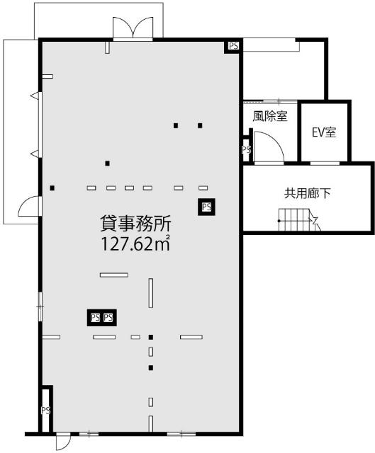 Court Ensoleille（コート アンソレイユ）（1階西） 間取り図画像