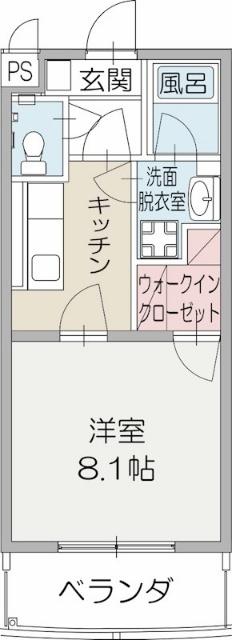 スタジオ・ア・レーズ（206） 間取り図画像