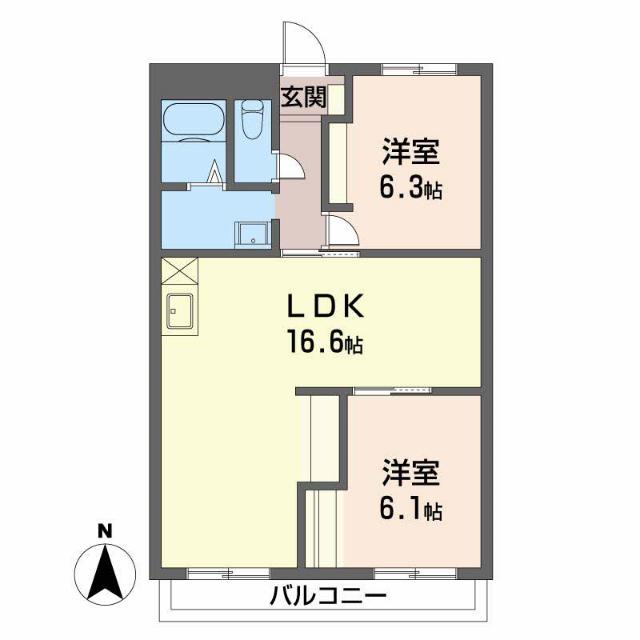 メゾン・サノ（202） 間取り図画像