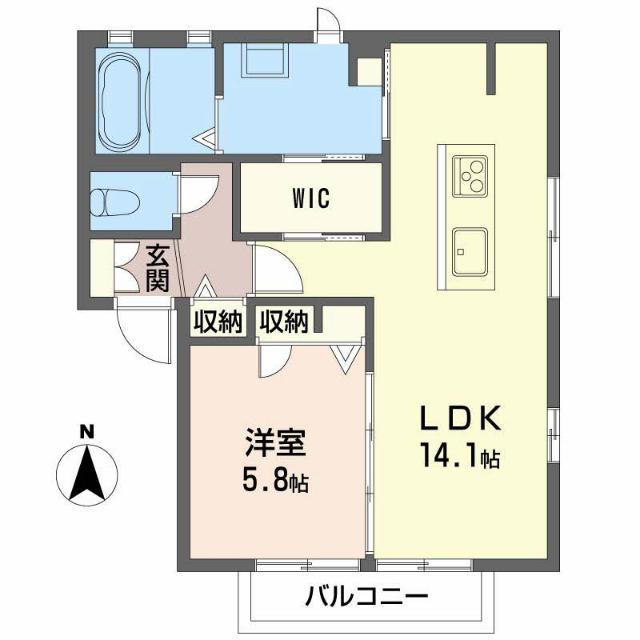 リベールＣ（202） 間取り図画像