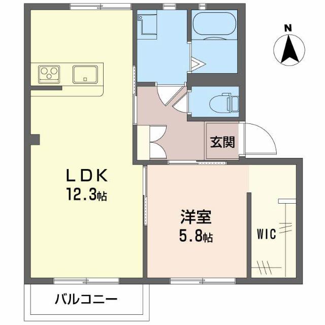 フォーレスＥＮＤＯ　Ｂ（201） 間取り図画像