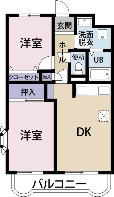 Ｋ−Ⅱ（507） 間取り図画像
