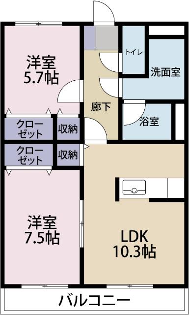 イーストン（103） 間取り図画像