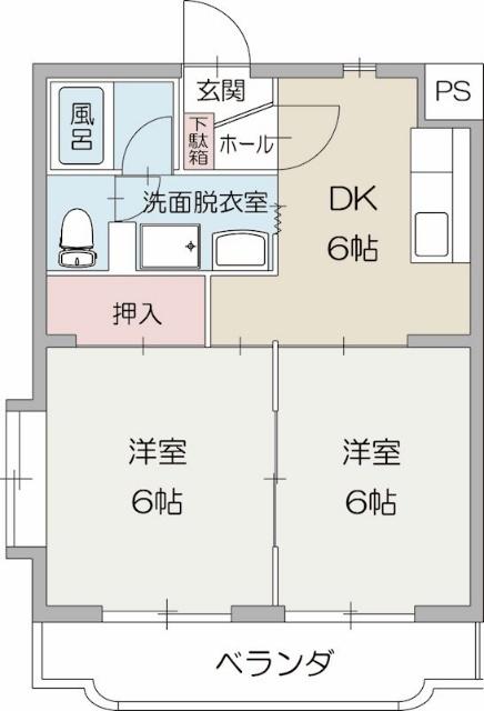 マーキュリーⅡ（107） 間取り図画像