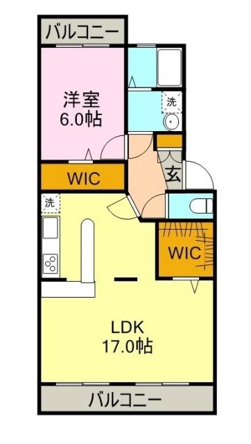 ウインハイツ（305） 間取り図画像