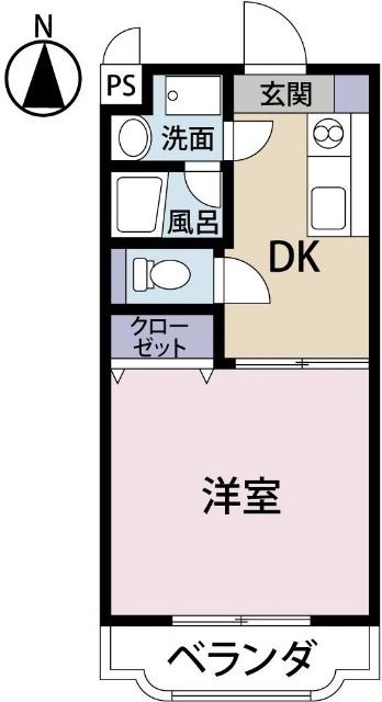 ゴールドヴィレッジ（202） 間取り図画像