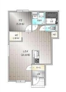 ＡＦＣ　ＲＥＳＩＤＥＮＣＥ　富士宮（101） 間取り図画像