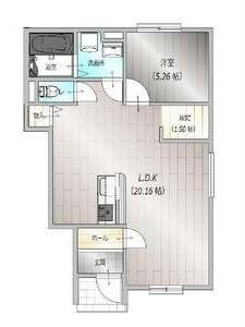 ＡＦＣ　ＲＥＳＩＤＥＮＣＥ　富士宮（105） 間取り図画像