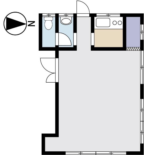 谷米ビル（2階北） 間取り図画像
