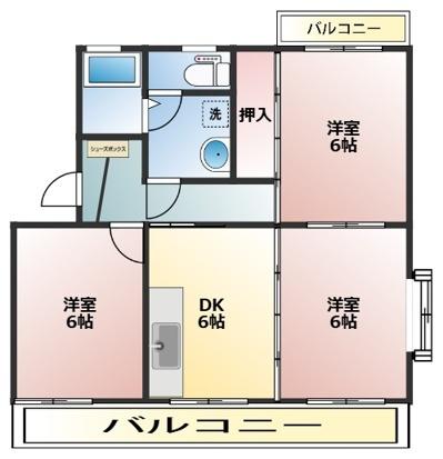 パレステージ（201） 間取り図画像