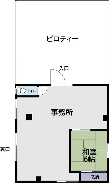 東宝ビル（1階） 間取り図画像