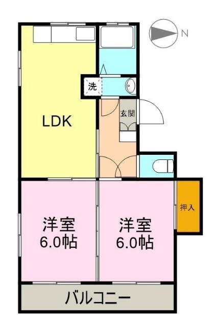 コーポ筍（302） 間取り図画像