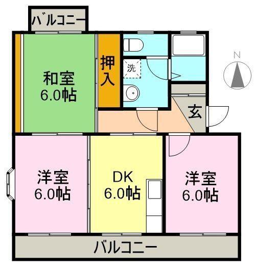 グレイトピア（104） 間取り図画像