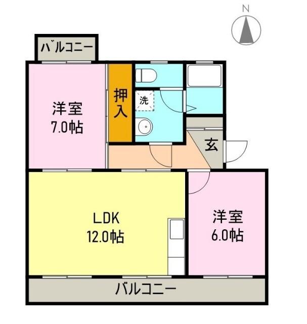ミレニアム（302） 間取り図画像