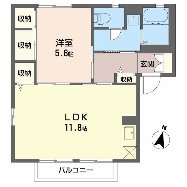 ガーデンハイツＡ（201） 間取り図画像
