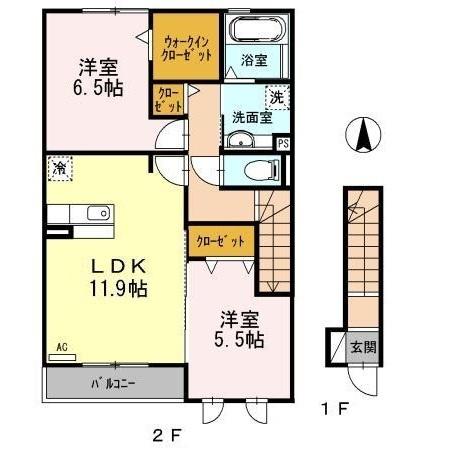 SEJOUR M（203） 間取り図画像