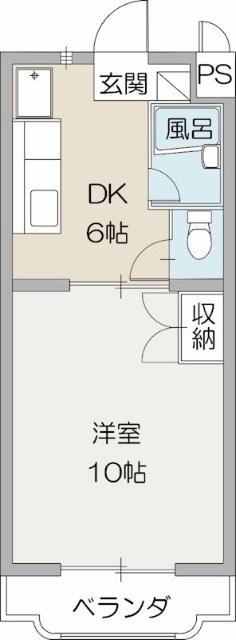 エレガントライフⅢ（309） 間取り図画像