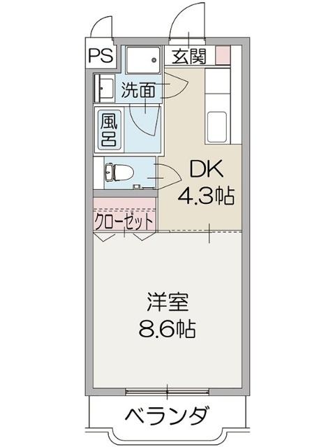 ミルサート（203） 間取り図画像