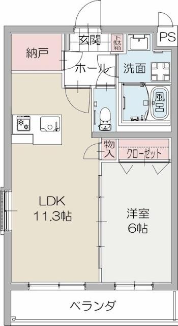 コンフォートマエジマ（105） 間取り図画像