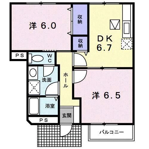 クレストールエム（102） 間取り図画像