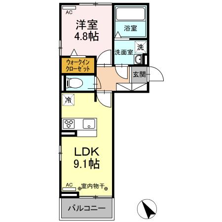 ハッピーミヤハラ（208） 間取り図画像