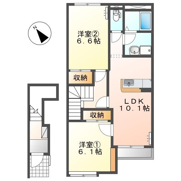 ひだまりの丘 間取り図画像