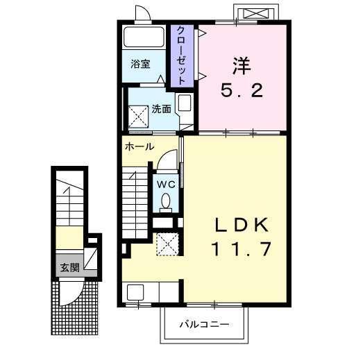 サンライトヒルⅡ（205） 間取り図画像