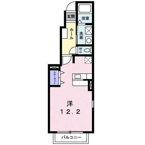 コートヤード　Ⅲ（101） 間取り図画像