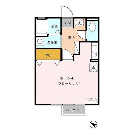 セジュール８１（101） 間取り図画像