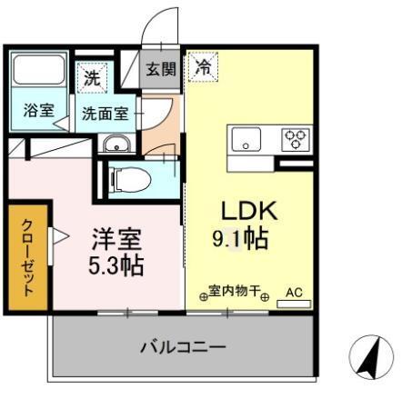 Maison.Chosei（ﾒｿﾞﾝﾁｮｳｾｲ）（203） 間取り図画像