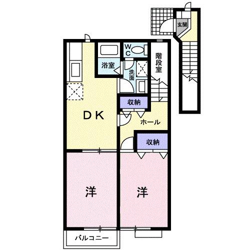 サラシティー（203） 間取り図画像