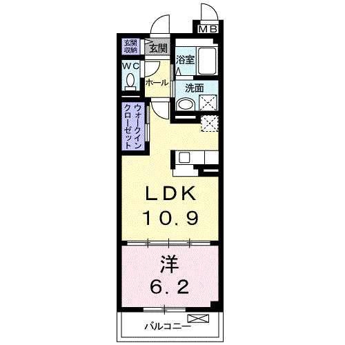 ベルクレール（303） 間取り図画像