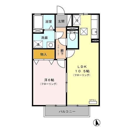 セジュール・Ｋ（102） 間取り図画像