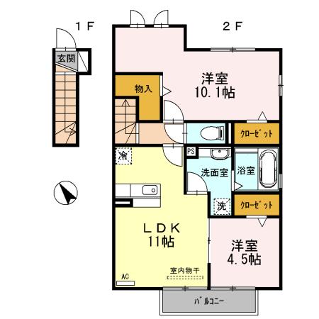  間取り図写真