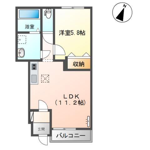 パレット小泉１ 間取り図画像
