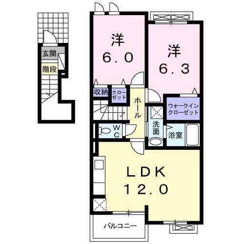 グラン・エスト　Ⅳ（203） 間取り図画像