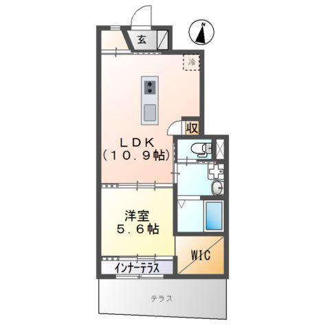 ＥＶＥＲ　ＲＯＳＥ　２４ 間取り図画像
