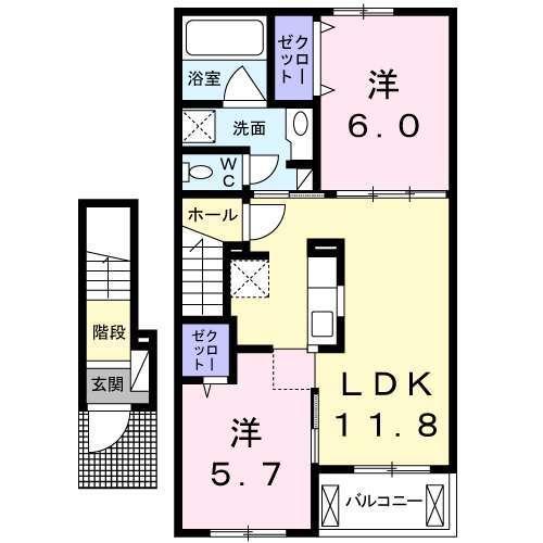 バーベナの丘（203） 間取り図画像