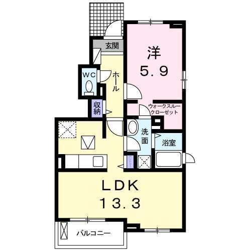 ビスタフローラ（101） 間取り図画像