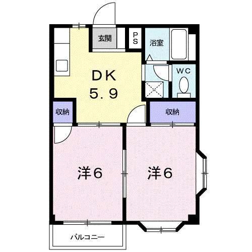 グリーンヒルズＴＥＮＭＡ（201） 間取り図画像