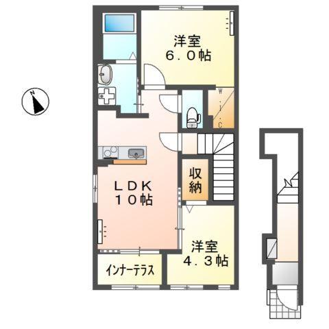 グランカーサ　カメリア 間取り図画像