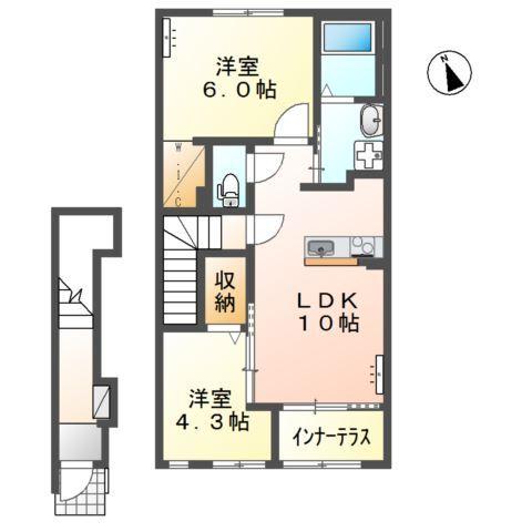 グランカーサ　カメリア 間取り図画像