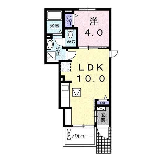 ウェルフェア（105） 間取り図画像