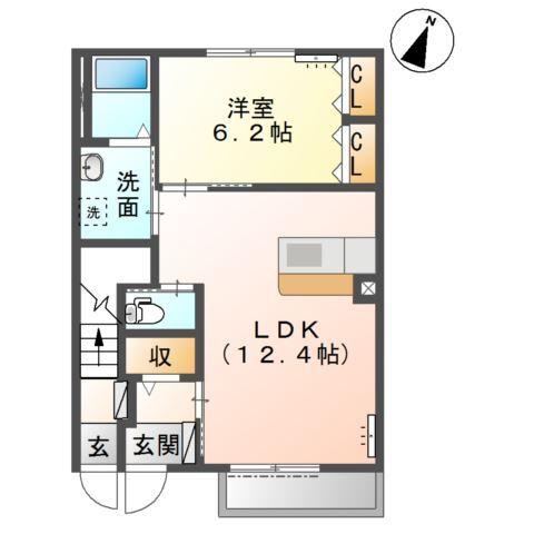 クレシア 間取り図画像