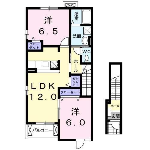 エテルノＡ（201） 間取り図画像