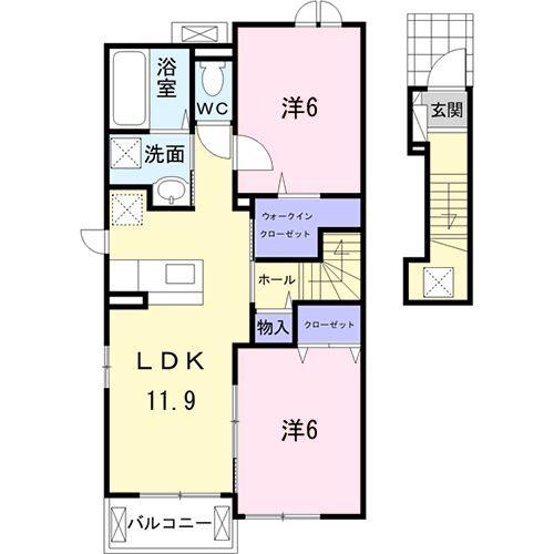 アンベリール（205） 間取り図画像