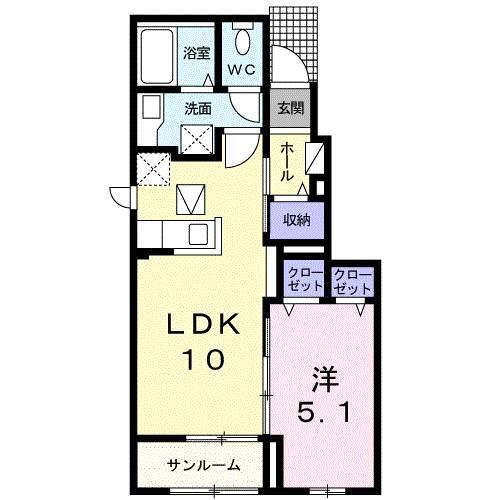 ルピナス（106） 間取り図画像