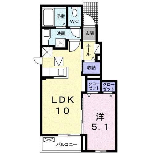 マウントオータムⅡ（106） 間取り図画像